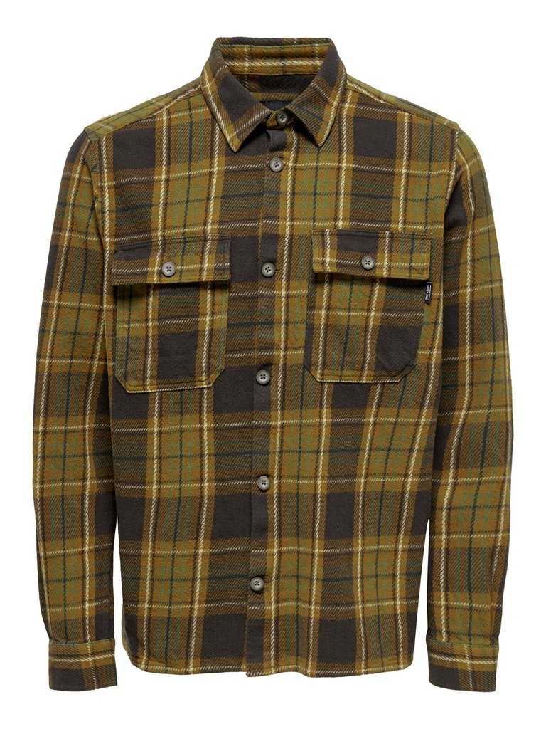 Only & Sons Scott Flannel - Overshirt - HUSET Men & Women (6600930984015)