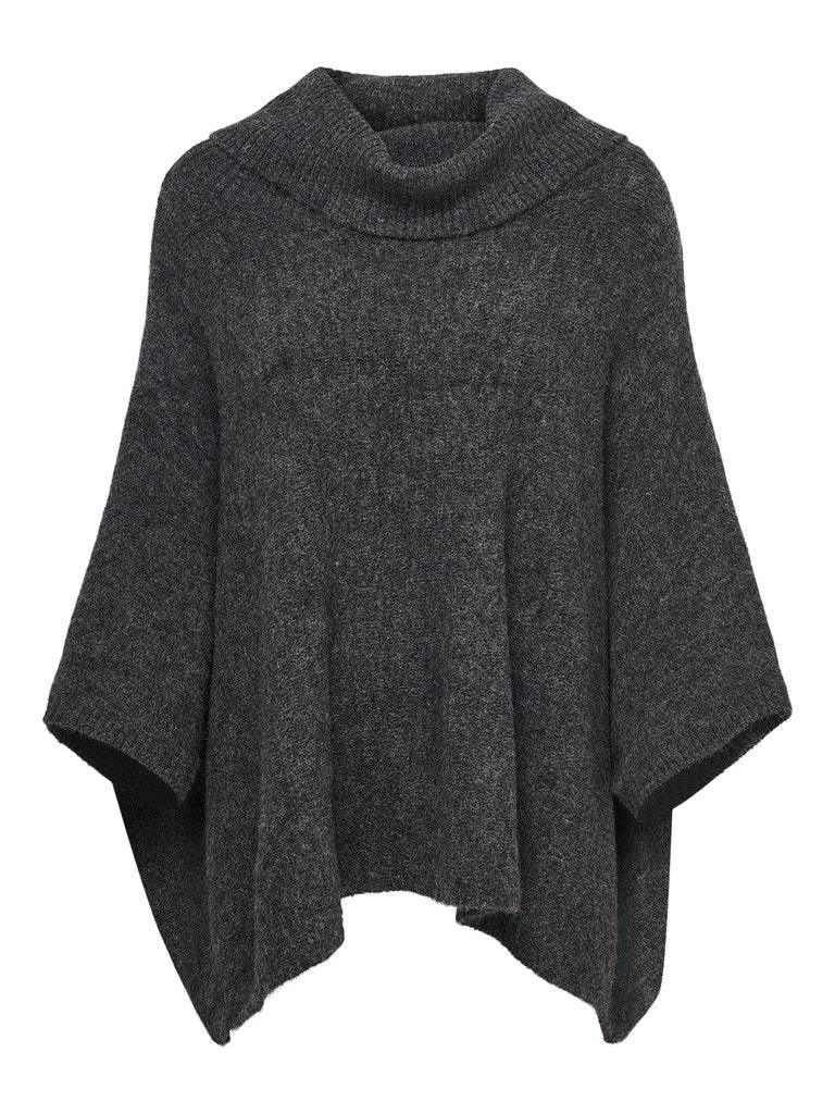 Only Stay - Rollneck strik poncho - HUSET Men & Women