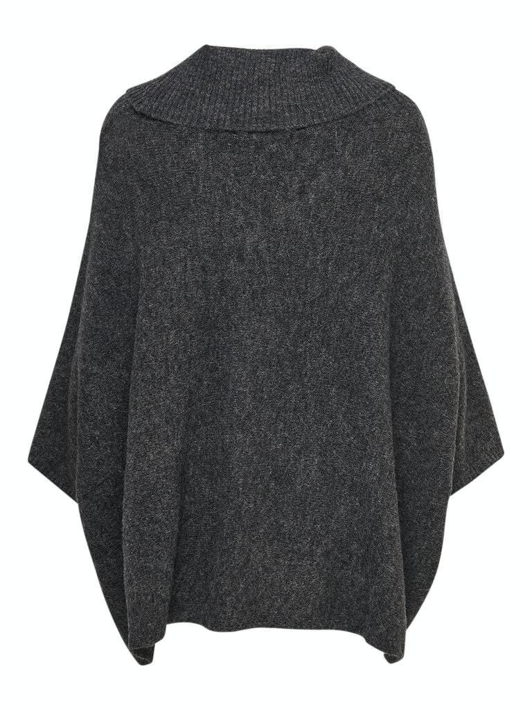 Only Stay - Rollneck strik poncho - HUSET Men & Women