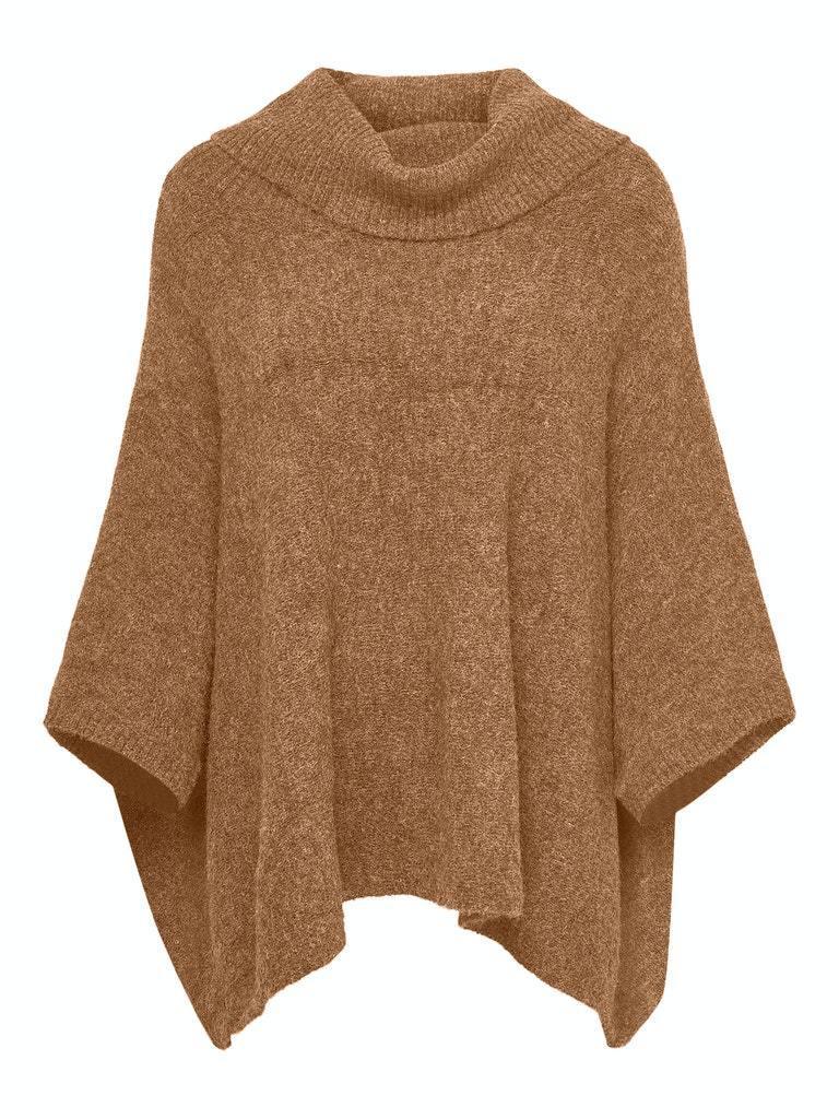 Only Stay - Rollneck strik poncho - HUSET Men & Women