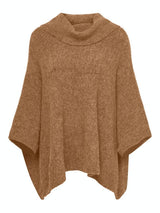 Only Stay - Rollneck strik poncho - HUSET Men & Women