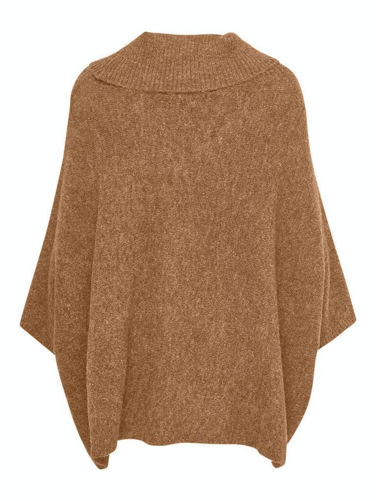 Only Stay - Rollneck strik poncho - HUSET Men & Women