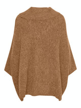 Only Stay - Rollneck strik poncho - HUSET Men & Women