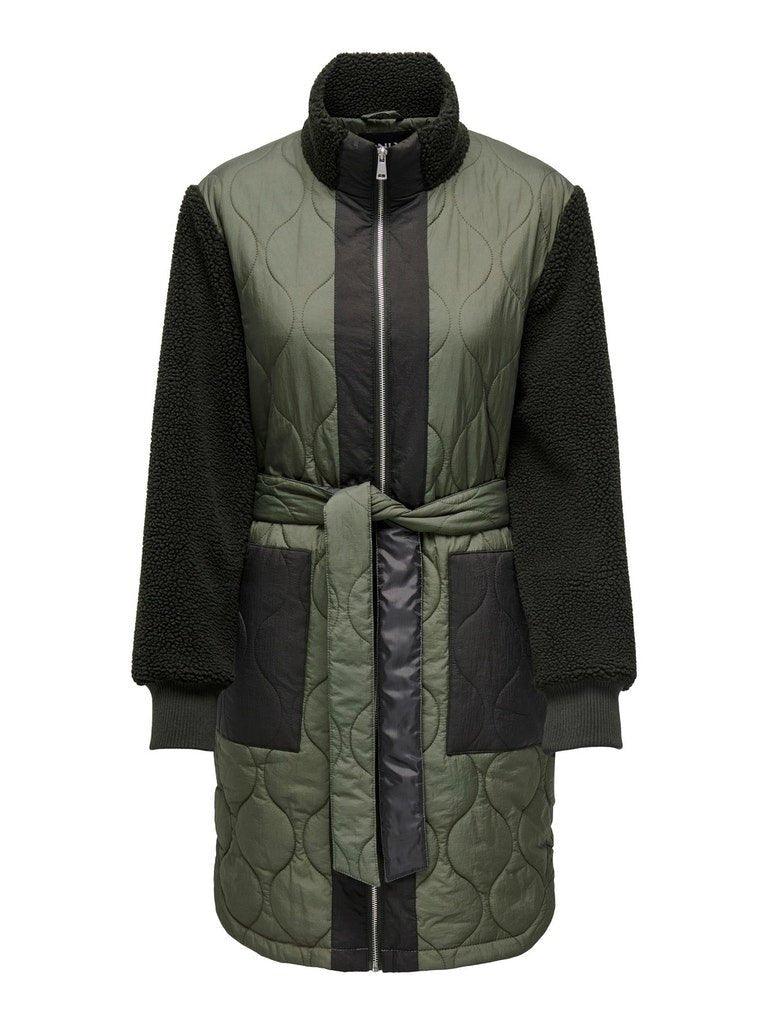 Only Thale - Teddy/quilt mix jakke - HUSET Men & Women