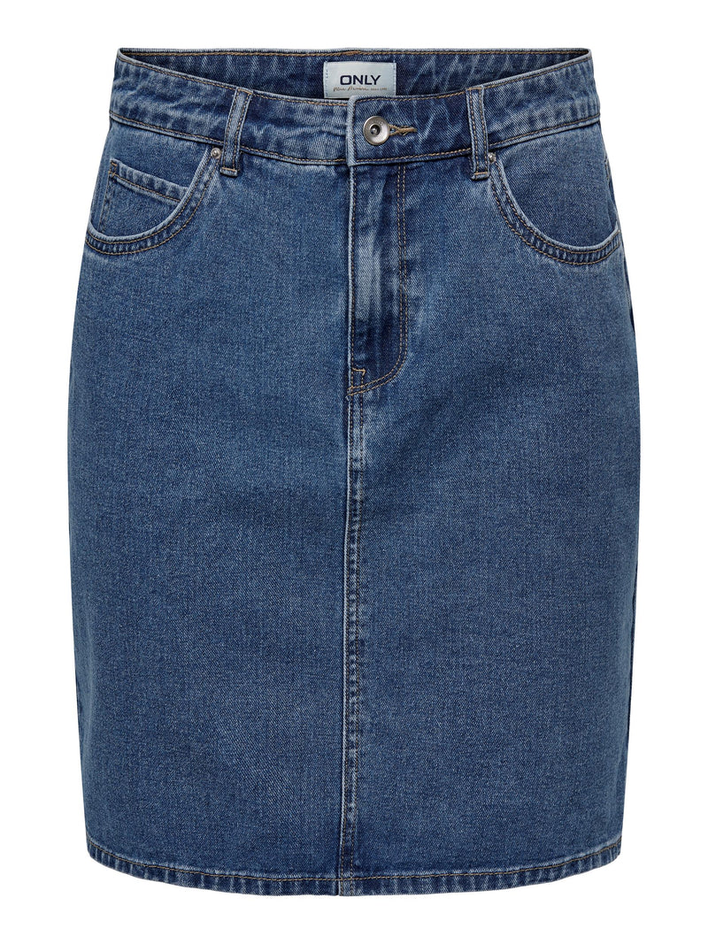 Only Vega - Højtaljede denim nederdel - HUSET Men & Women (7657209594108)