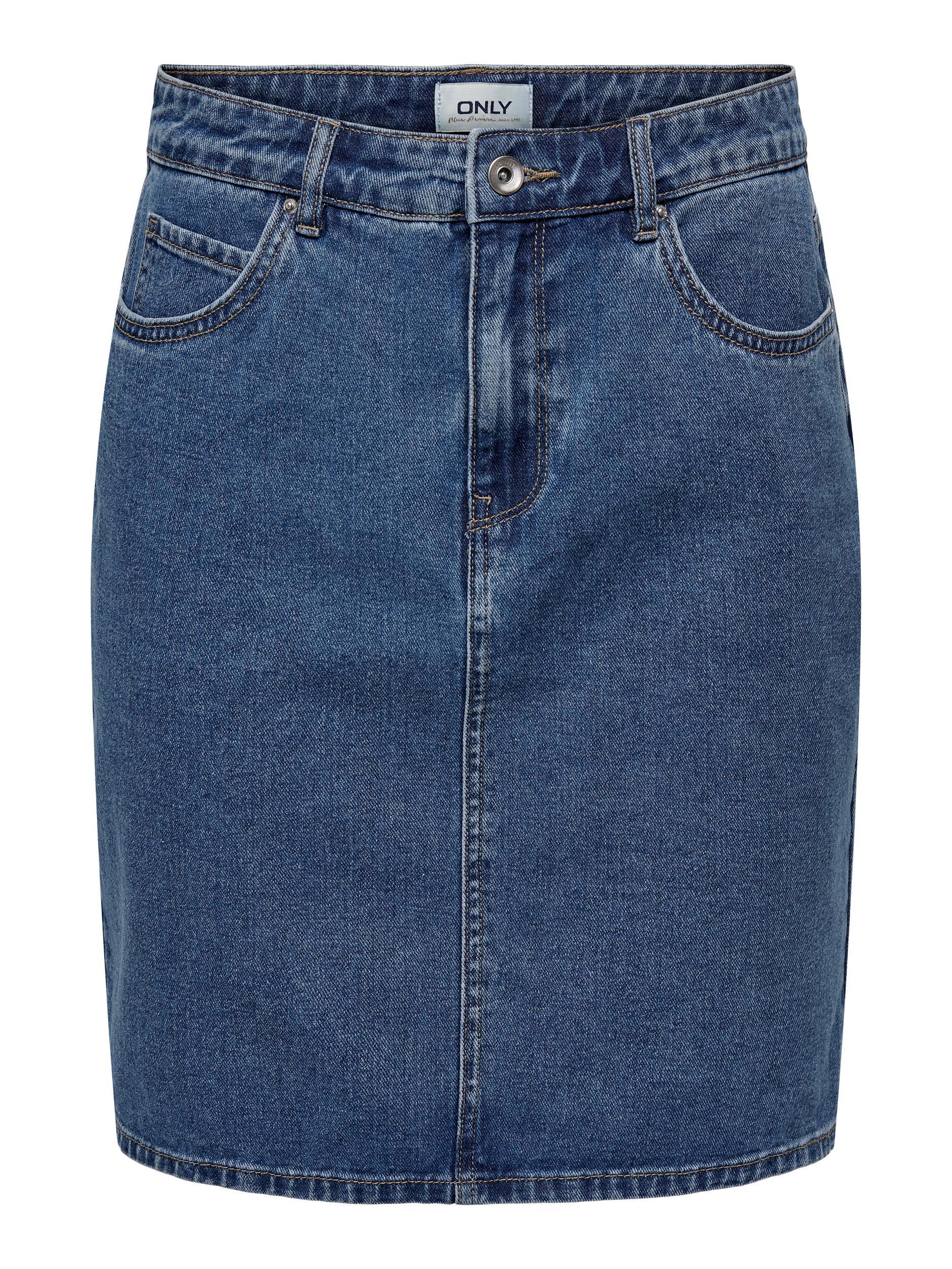 Only Vega - Højtaljet denim nederdel - HUSET Men & Women