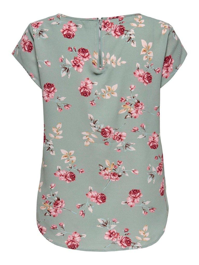 Only Vic - Printet bluse - HUSET Men & Women