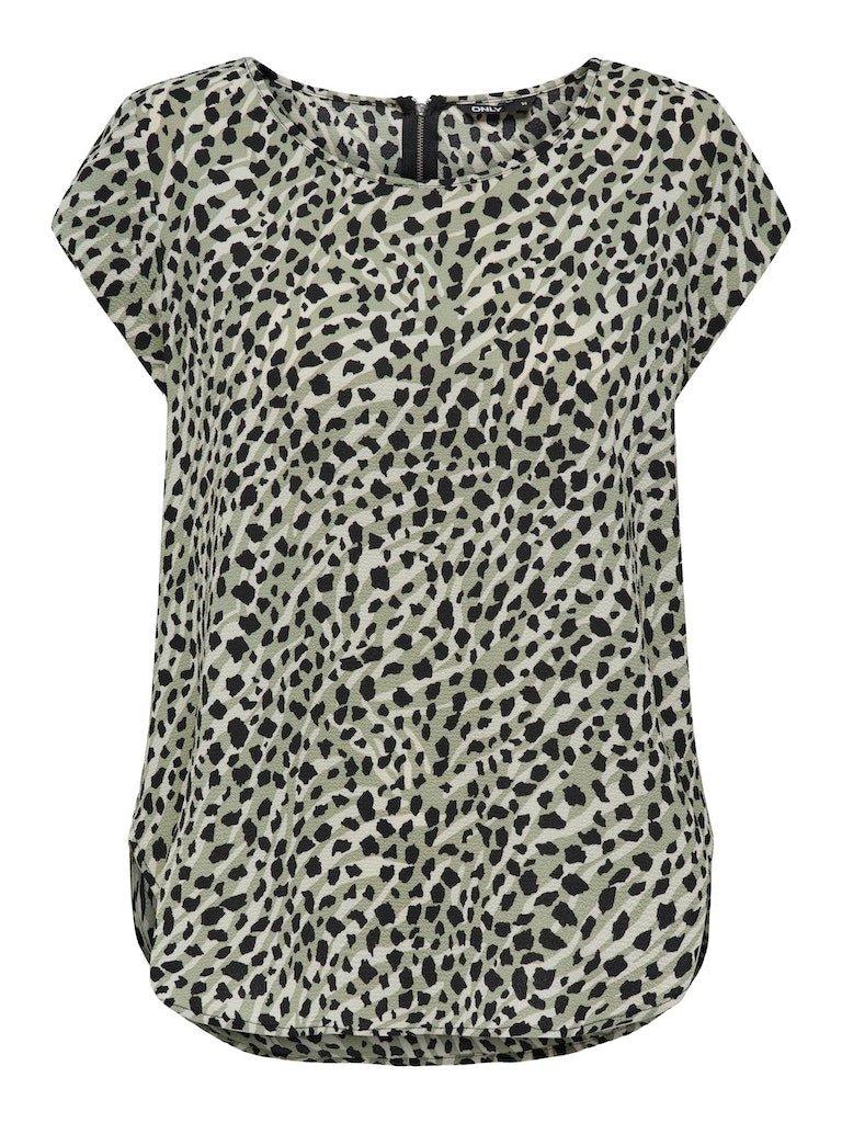 Only Vic - Printet bluse - HUSET Men & Women