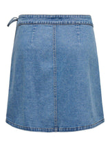 Only Villa - Wrap tie denim nederdel - HUSET Men & Women