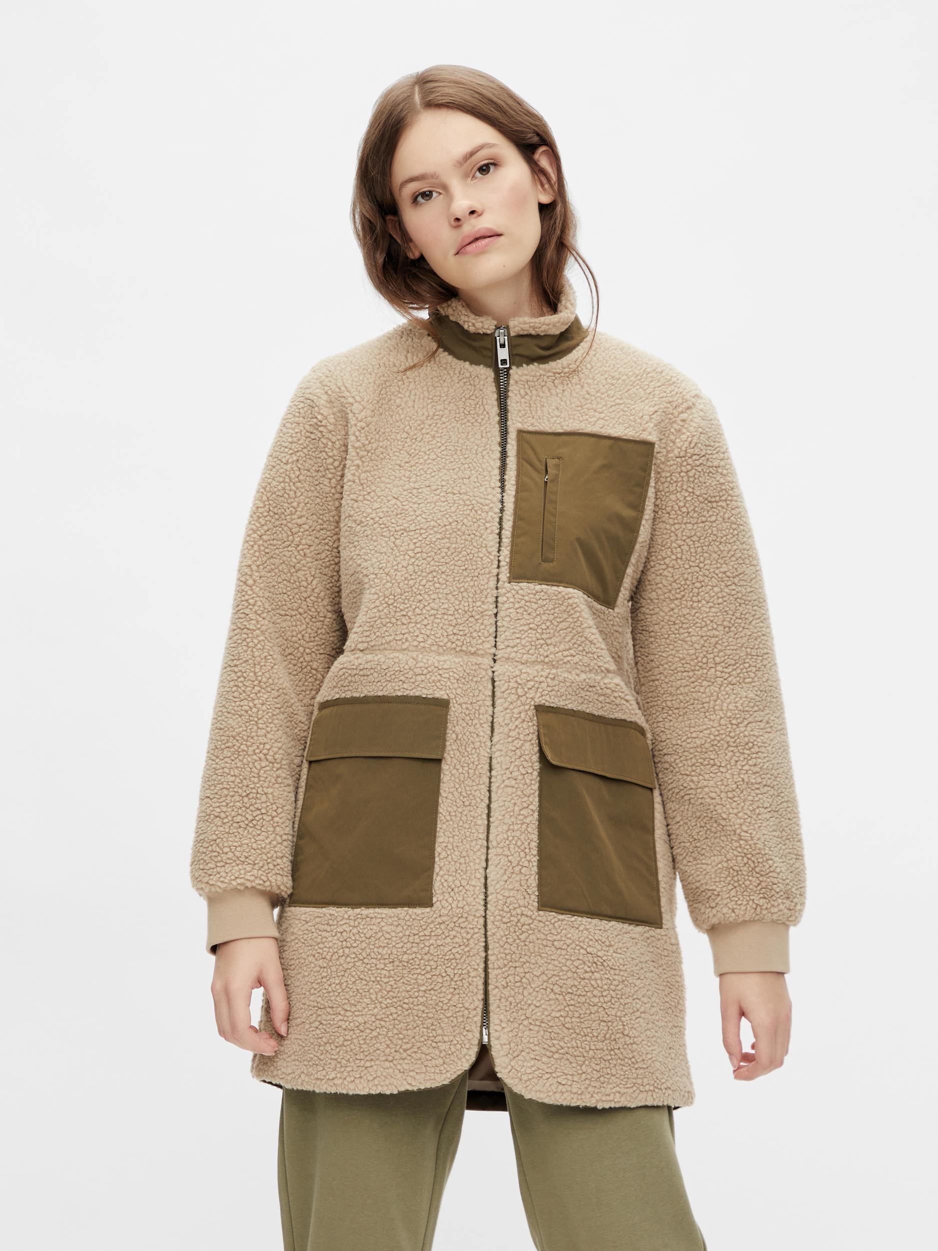 Pieces Alex - Teddy jakke - HUSET Men & Women