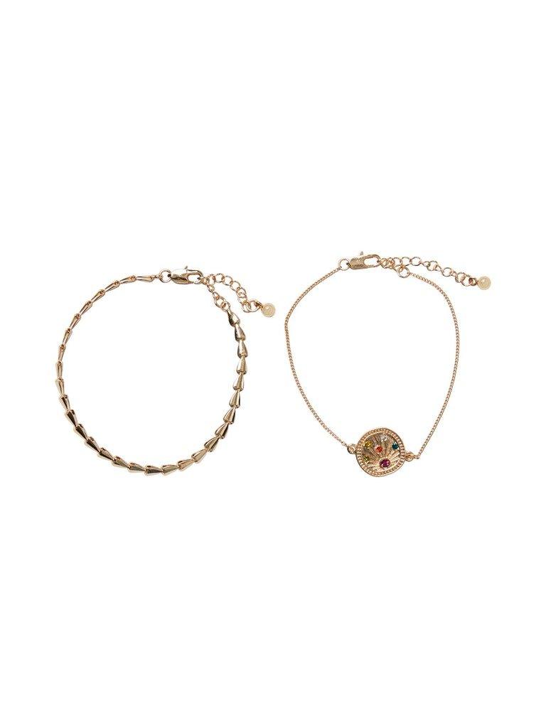 Pieces Bicoline - 2-pak armbånd - HUSET Men & Women