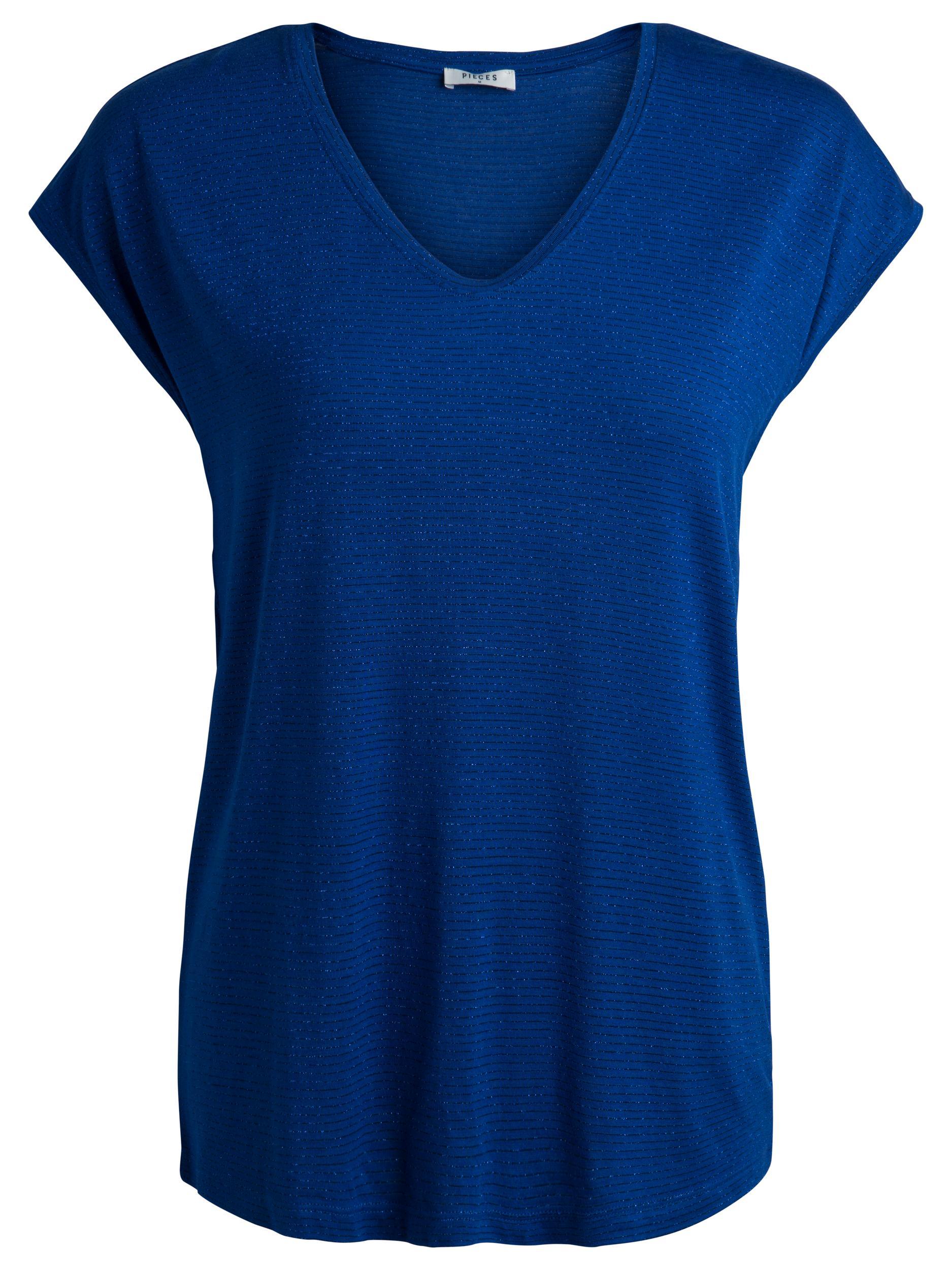 Pieces Billo - T-shirt med glimmer - HUSET Men & Women