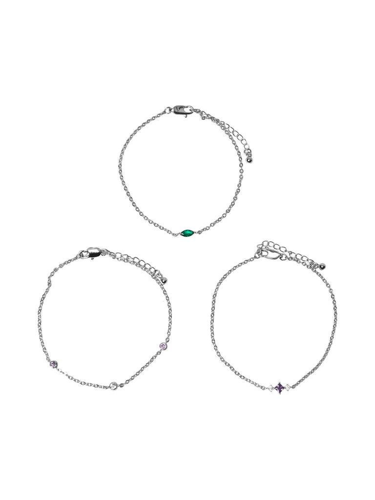 Pieces Birthe - 3-pak armbånd - HUSET Men & Women