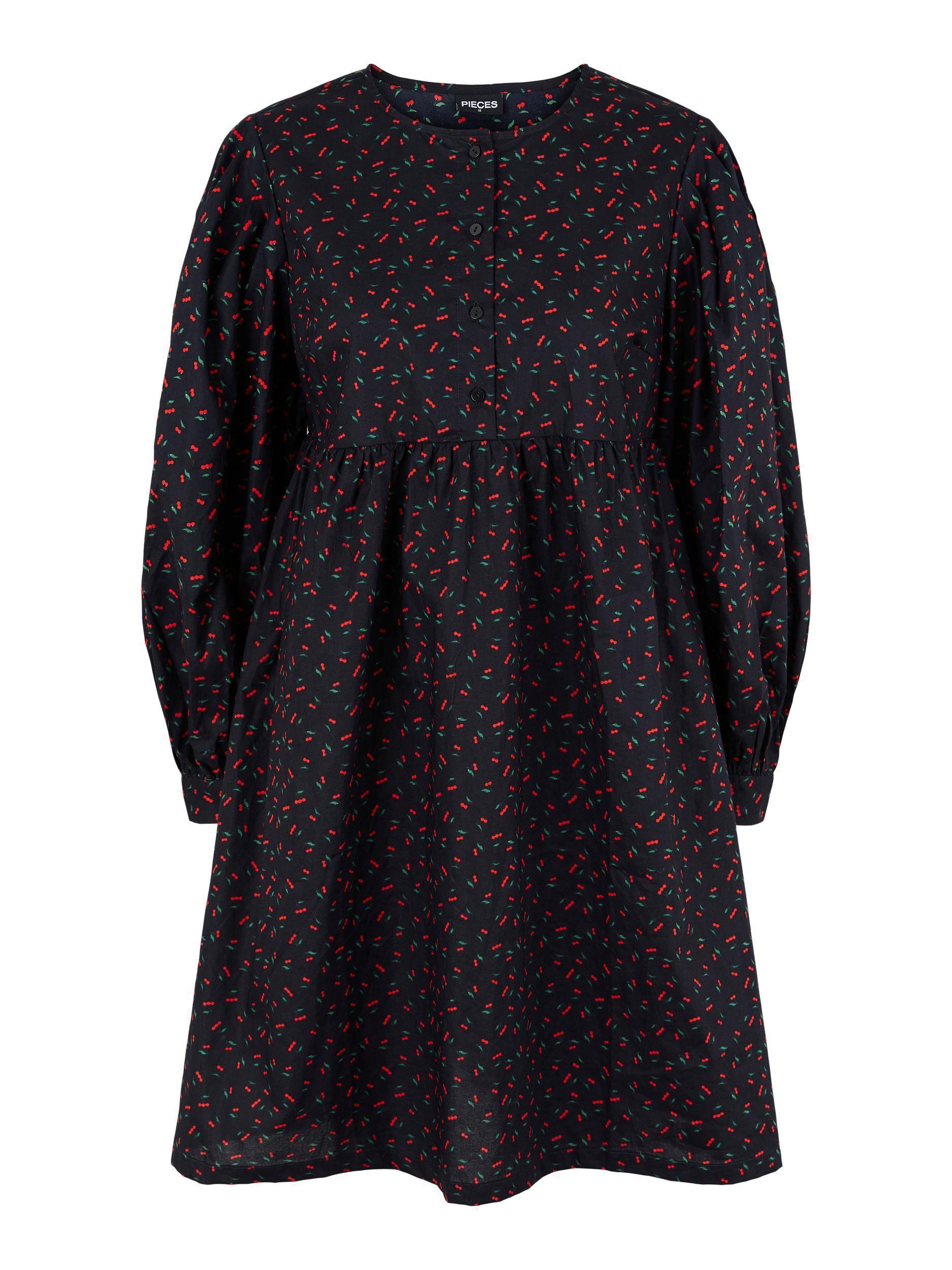 Pieces Cherry - Kirsebær kjole - HUSET Men & Women