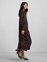 Pieces Dalla - Prikket midi kjole - HUSET Men & Women