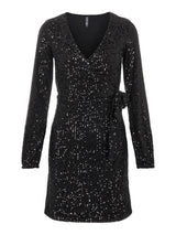 Pieces Delphia - Wrap palliet kjole - HUSET Men & Women