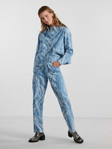 Pieces Ditte - Mønstret jeans - HUSET Men & Women