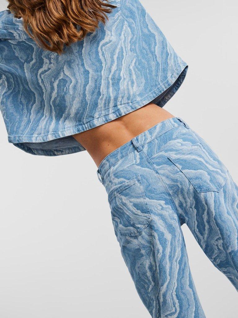 Pieces Ditte - Mønstret jeans - HUSET Men & Women