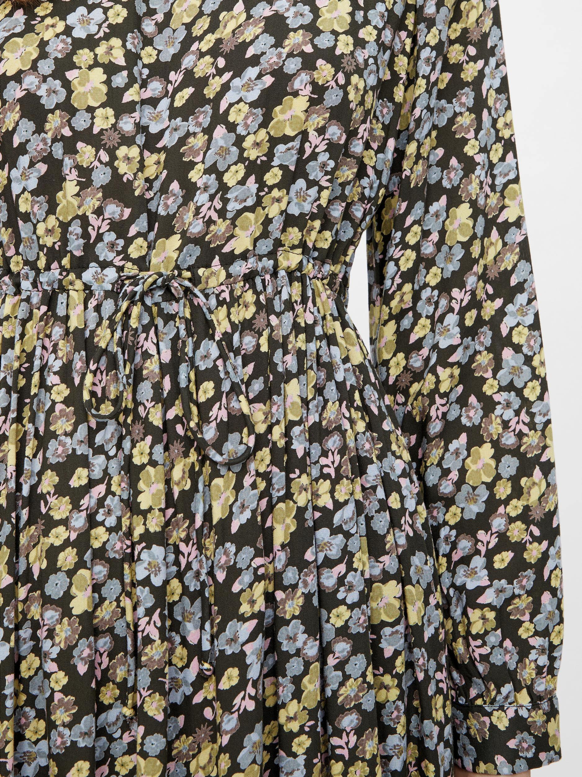 Pieces Ellia - Blomstret midi kjole - HUSET Men & Women