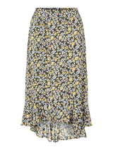 Pieces Ellia - Højtaljede viskose nederdel - HUSET Men & Women