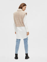 Pieces Erikka - Zip Knit Vest - HUSET Men & Women