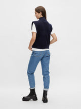 Pieces Erikka - Zip Knit Vest - HUSET Men & Women