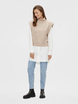 Pieces Erikka - Zip Knit Vest - HUSET Men & Women