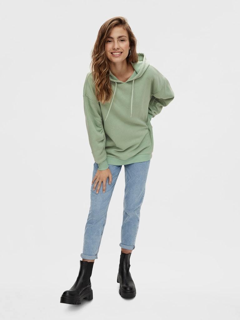 Pieces Franci - Lang hættetrøje - HUSET Men & Women