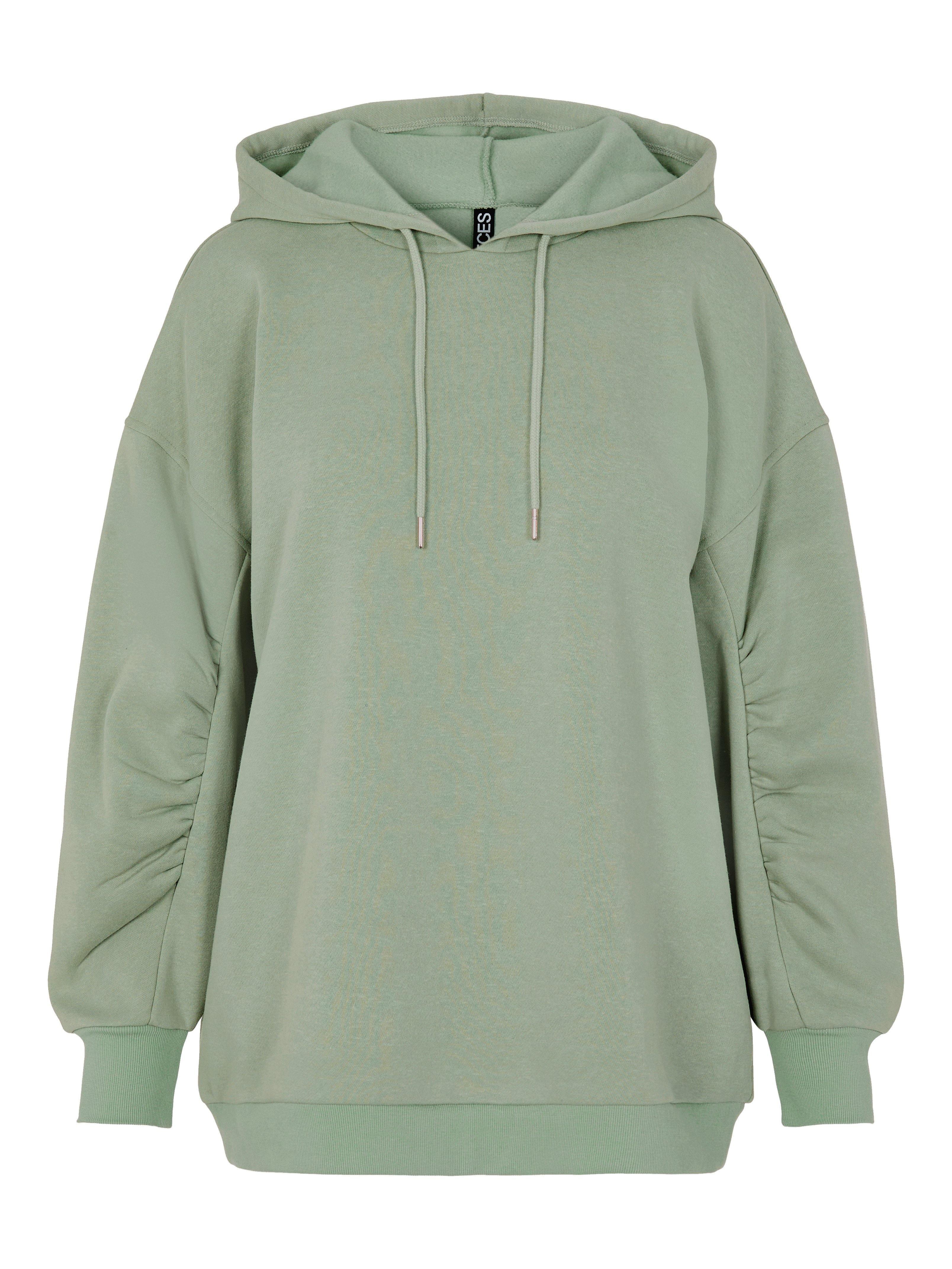 Pieces Franci - Lang hættetrøje - HUSET Men & Women