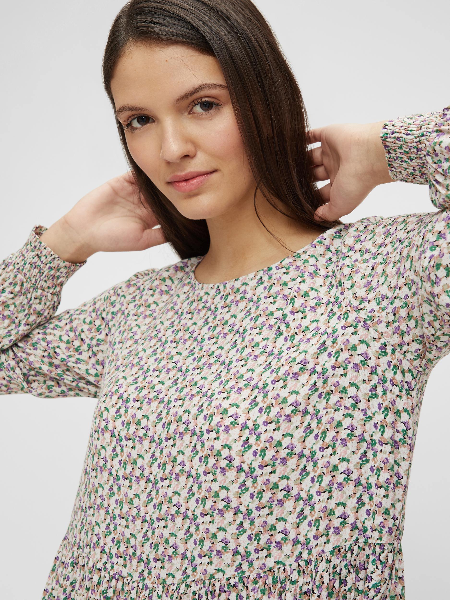 Pieces Hina - Blomstret midikjole - HUSET Men & Women