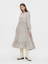 Pieces Hina - Blomstret midikjole - HUSET Men & Women