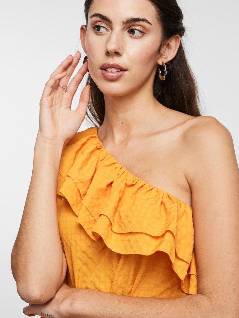 Pieces Lara - One shoulder kjole - HUSET Men & Women