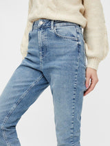 Pieces Leah - Lyseblå mom jeans - HUSET Men & Women