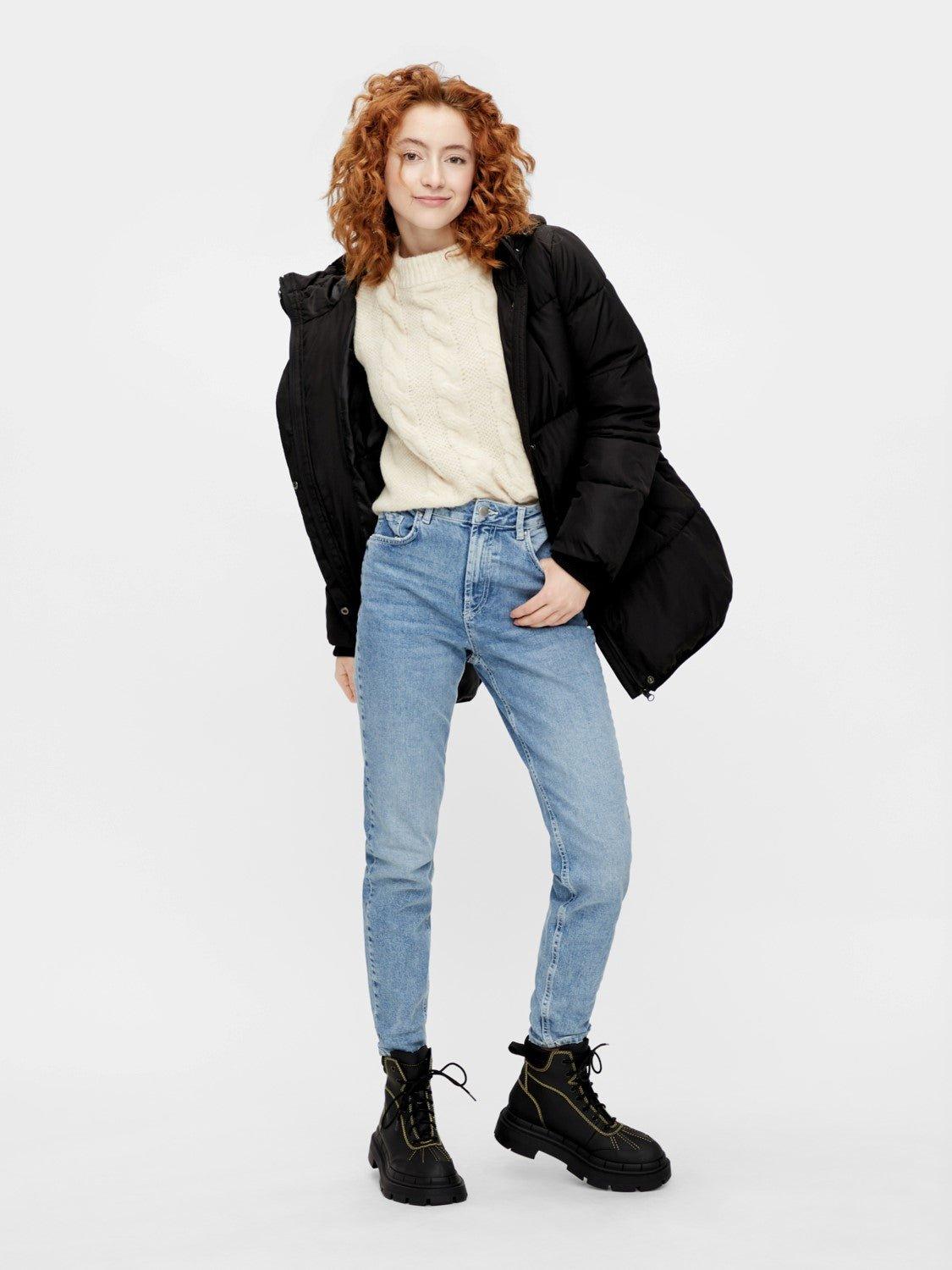 Pieces Leah - Lyseblå mom jeans - HUSET Men & Women