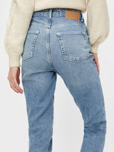 Pieces Leah - Lyseblå mom jeans - HUSET Men & Women