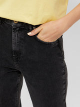 Pieces Leah - Sort vasket mom jeans - HUSET Men & Women