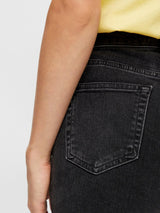 Pieces Leah - Sort vasket mom jeans - HUSET Men & Women