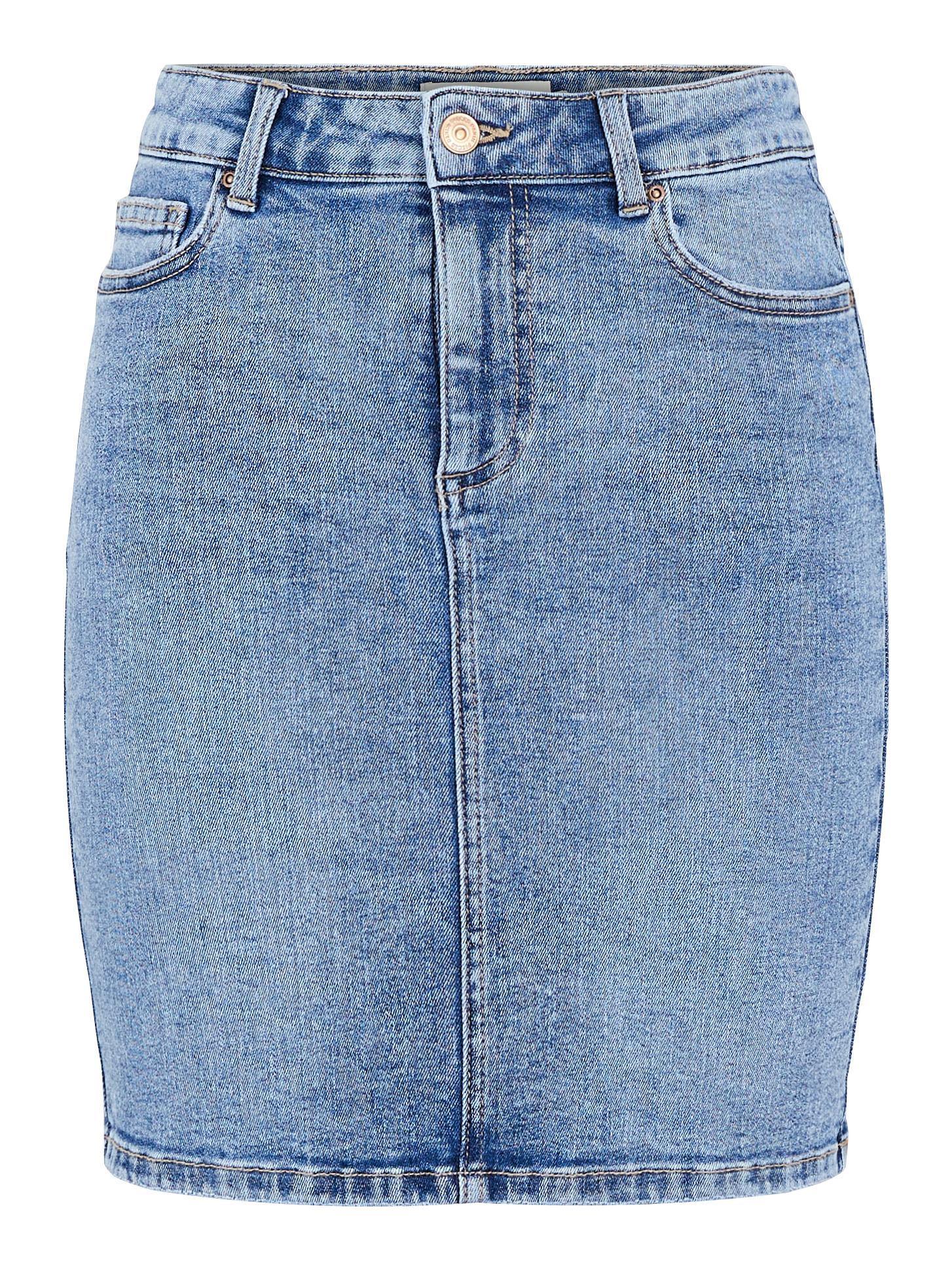 Pieces Lili - Denim nederdel midwaist - HUSET Men & Women