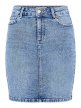 Pieces Lili - Denim nederdel midwaist - HUSET Men & Women