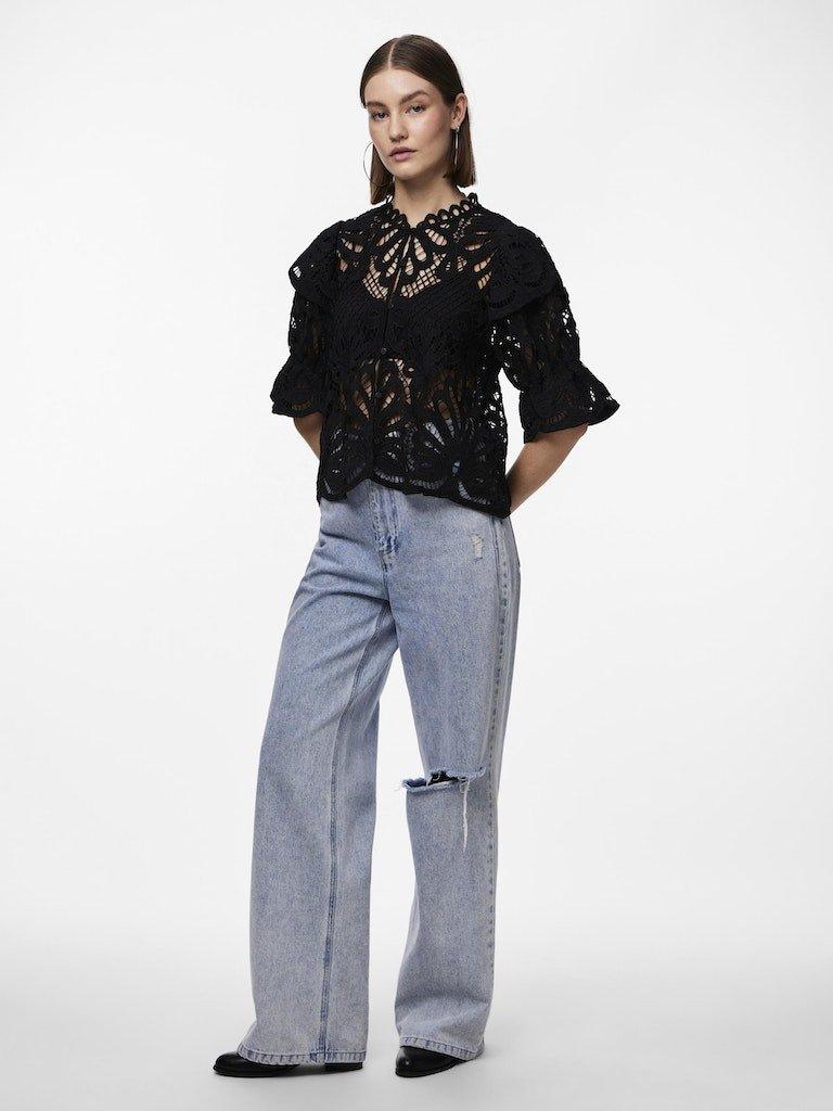 Pieces Lykke - Blonde top - HUSET Men & Women