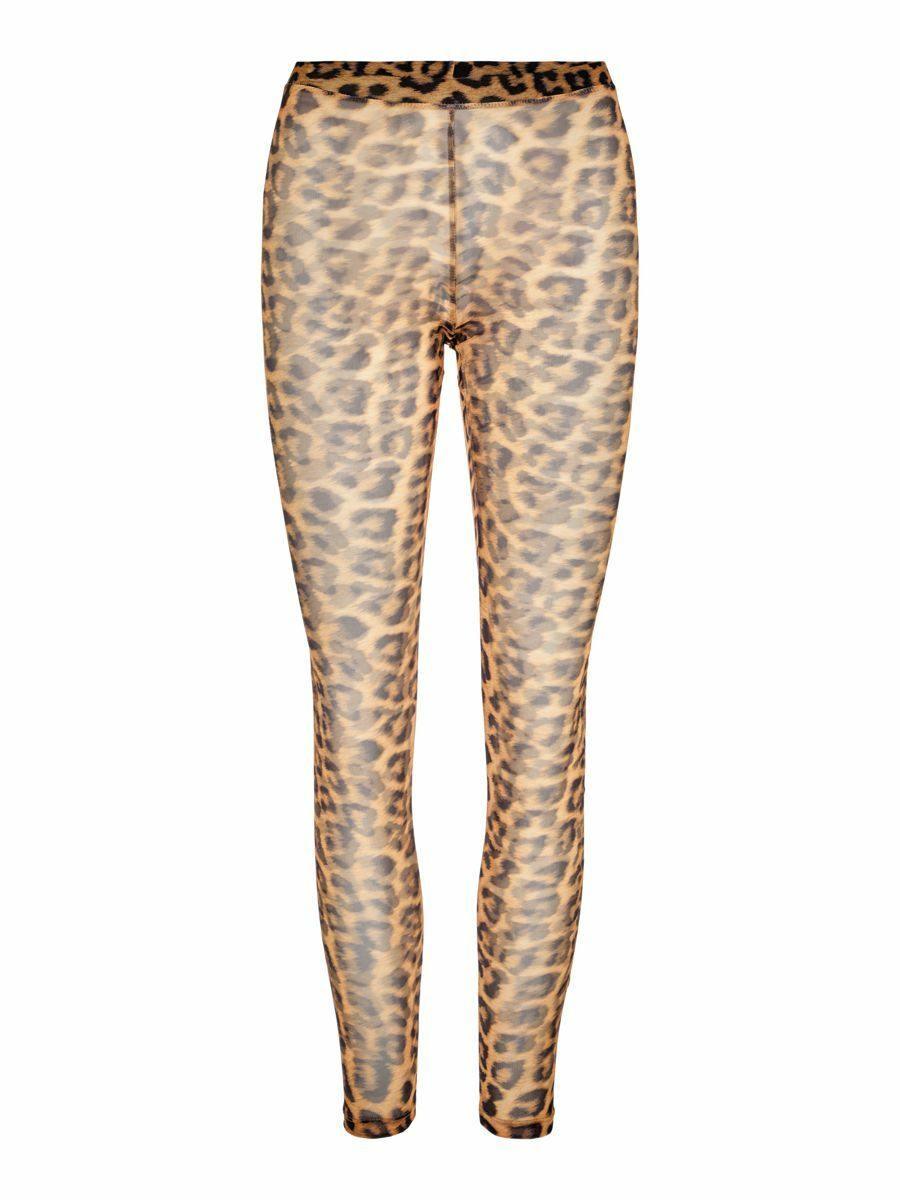 Pieces Mika - Mesh leopard leggings - HUSET Men & Women