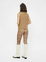 Pieces Mika - Mesh leopard leggings - HUSET Men & Women