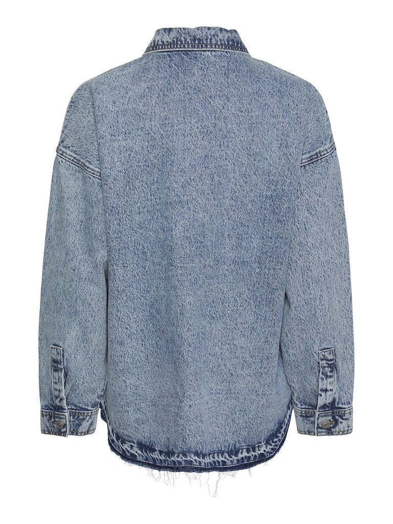 Pieces Nora - Denim skjorte - HUSET Men & Women (8855994270043)