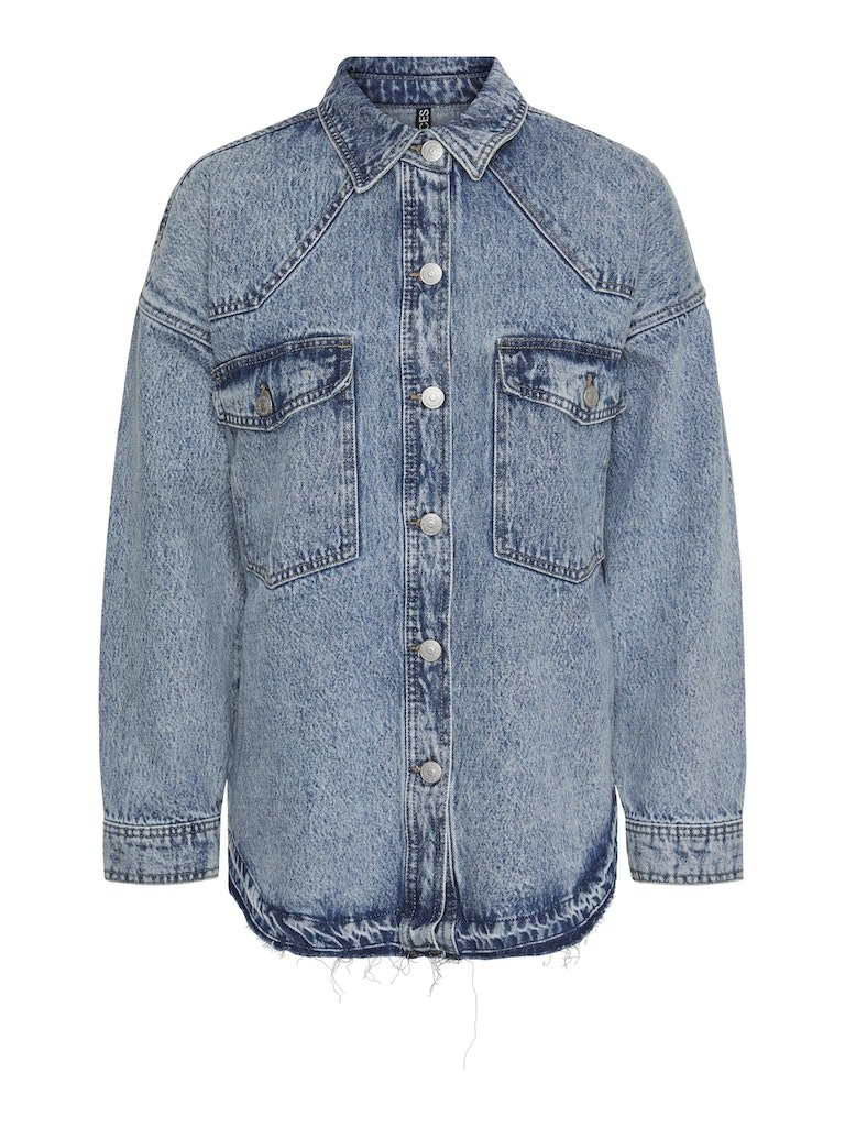 Pieces Nora - Denim skjorte - HUSET Men & Women (8855994270043)