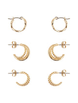 Pieces Nurdan - Øreringe 3-pak - HUSET Men & Women