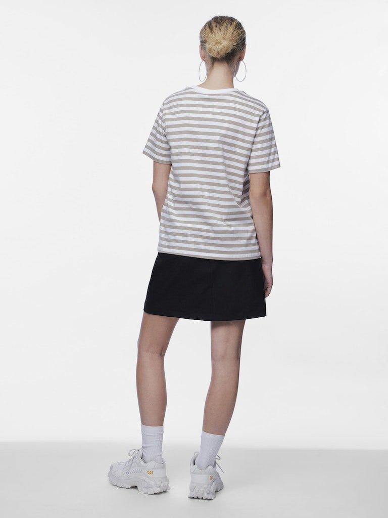 Pieces Ria - Stribet t-shirts i økologisk bomuld - HUSET Men & Women