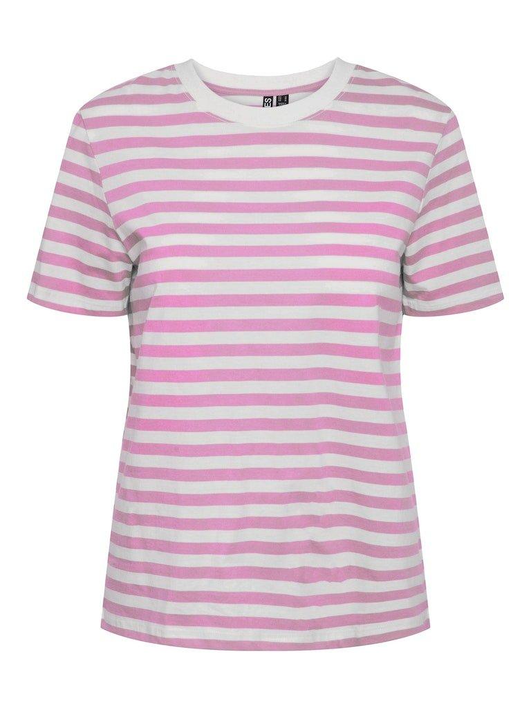 Pieces Ria - Stribet t-shirts i økologisk bomuld - HUSET Men & Women