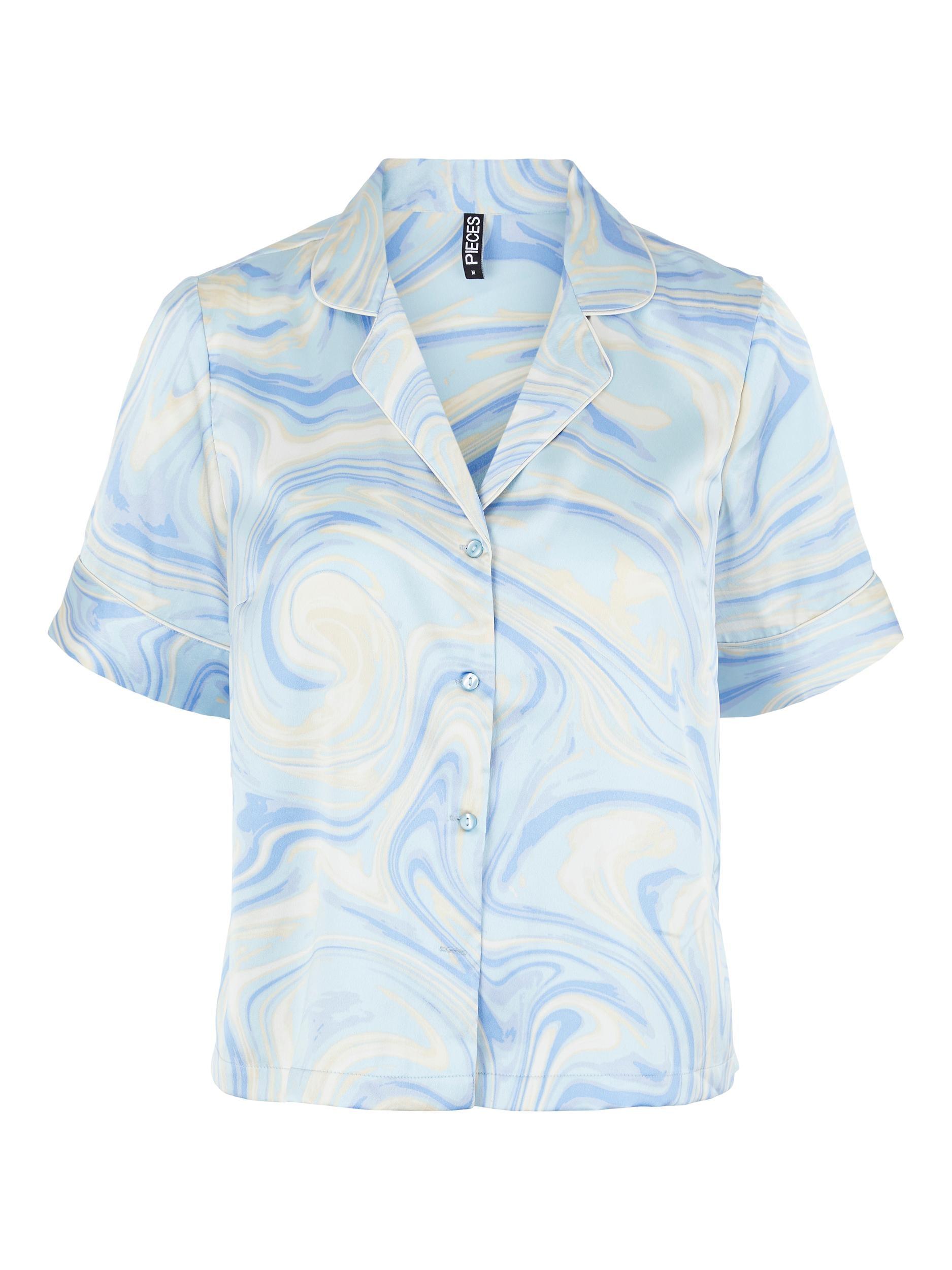 Pieces Villi - Satin skjorte - HUSET Men & Women