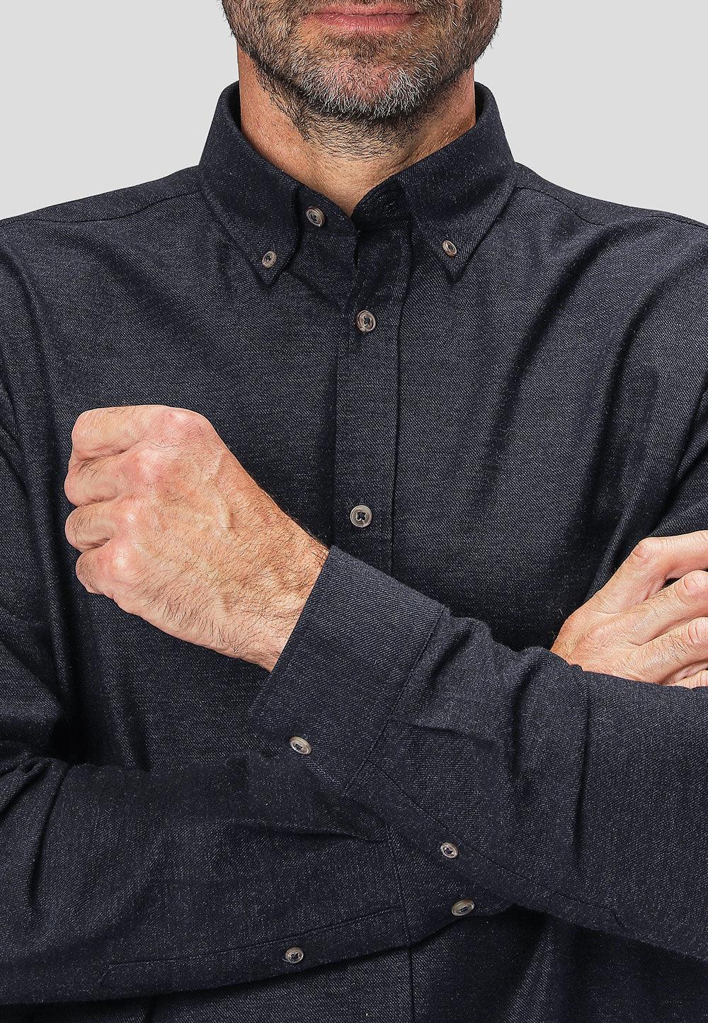 Pre End Harris - børstet regularfit skjorte - HUSET Men & Women