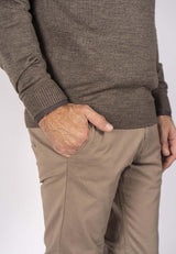 Pre End Joseph - halfzip merino strik - HUSET Men & Women